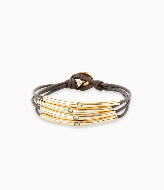 Pulsera bañada en oro de 18k