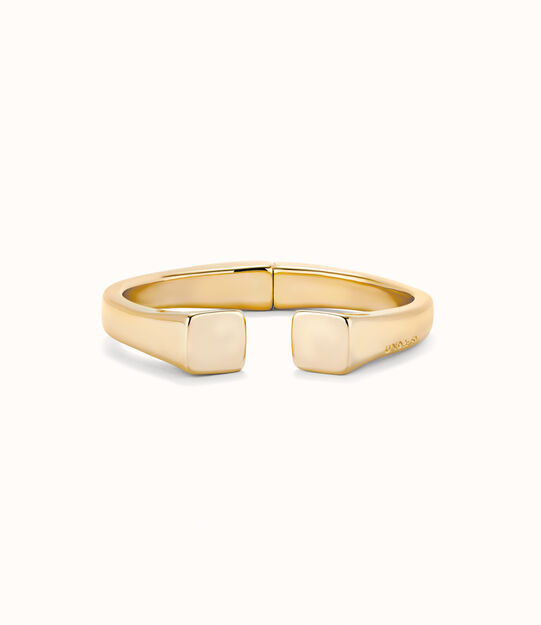 Bangle bracelet with square shape