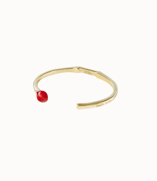 Pulsera bañada en oro de 18k