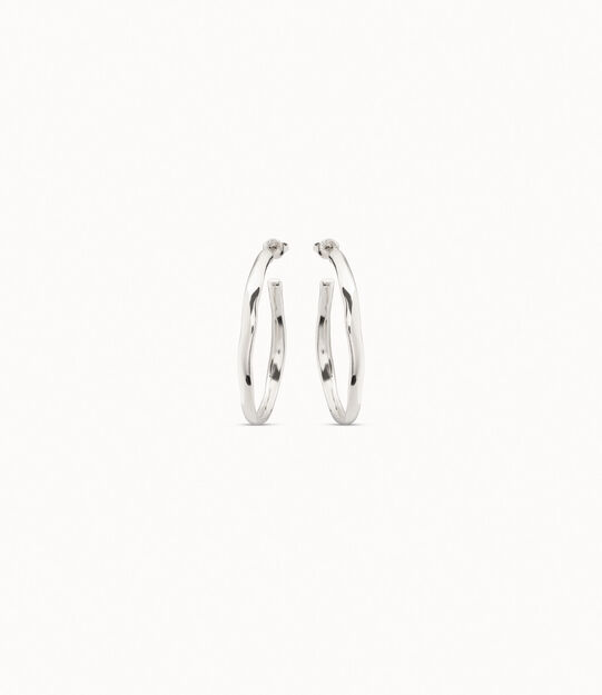 Open hoop earrings