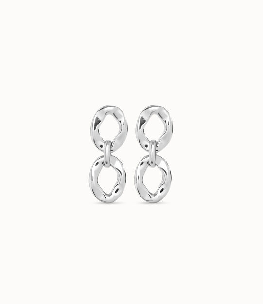 Drop earrings with 2 links