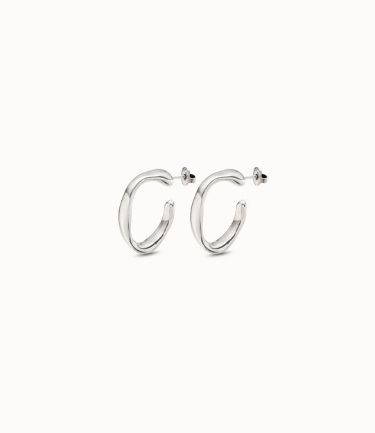 Open hoop earrings