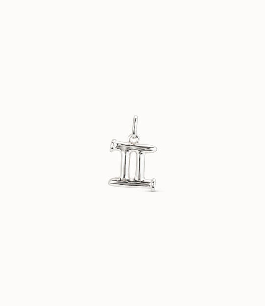 Gemini shaped charm