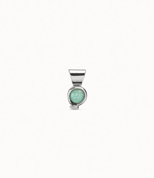 Charm with amazonite stone