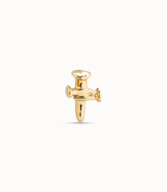 Cross Single Stud Earring