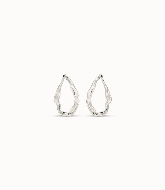 Large hoop earrings