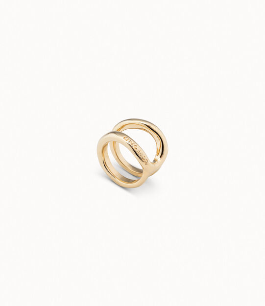 Double curved ring