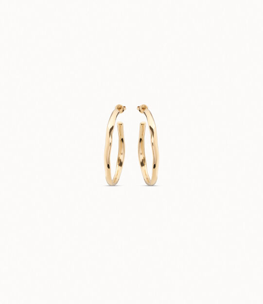 Open hoop earrings
