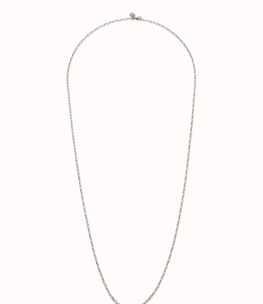 Long link chain necklace