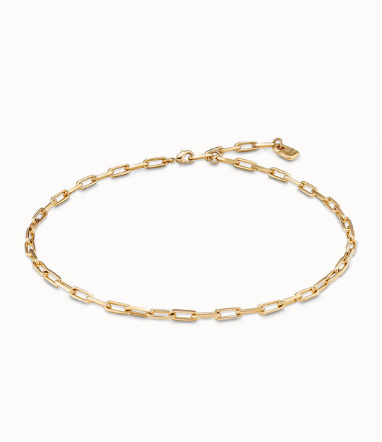 Short link chain charm necklace