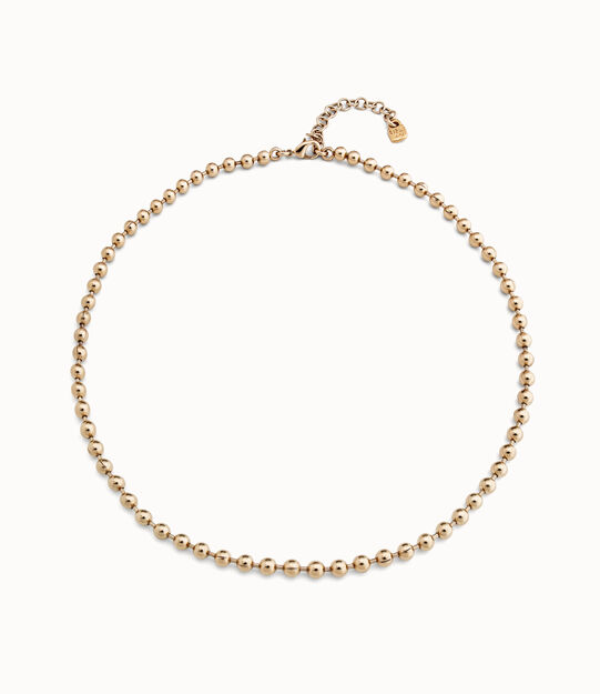 Beaded chain necklace