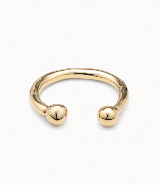 Bangle bracelet with double ball