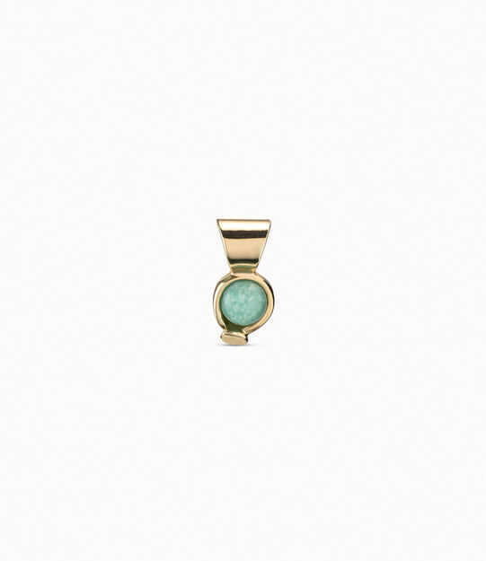 Charm with amazonite stone