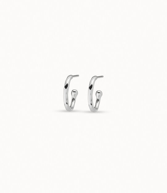 Hoop charm earrings