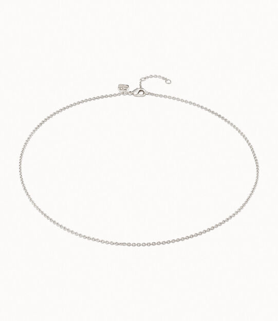 Short chain charm necklace