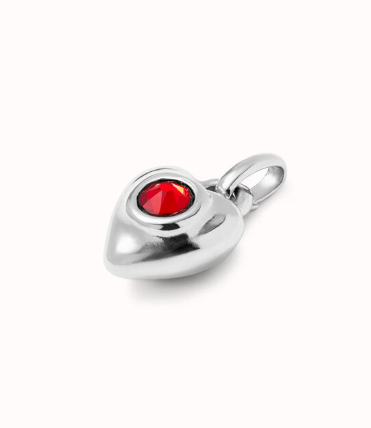 Charm with red crystal