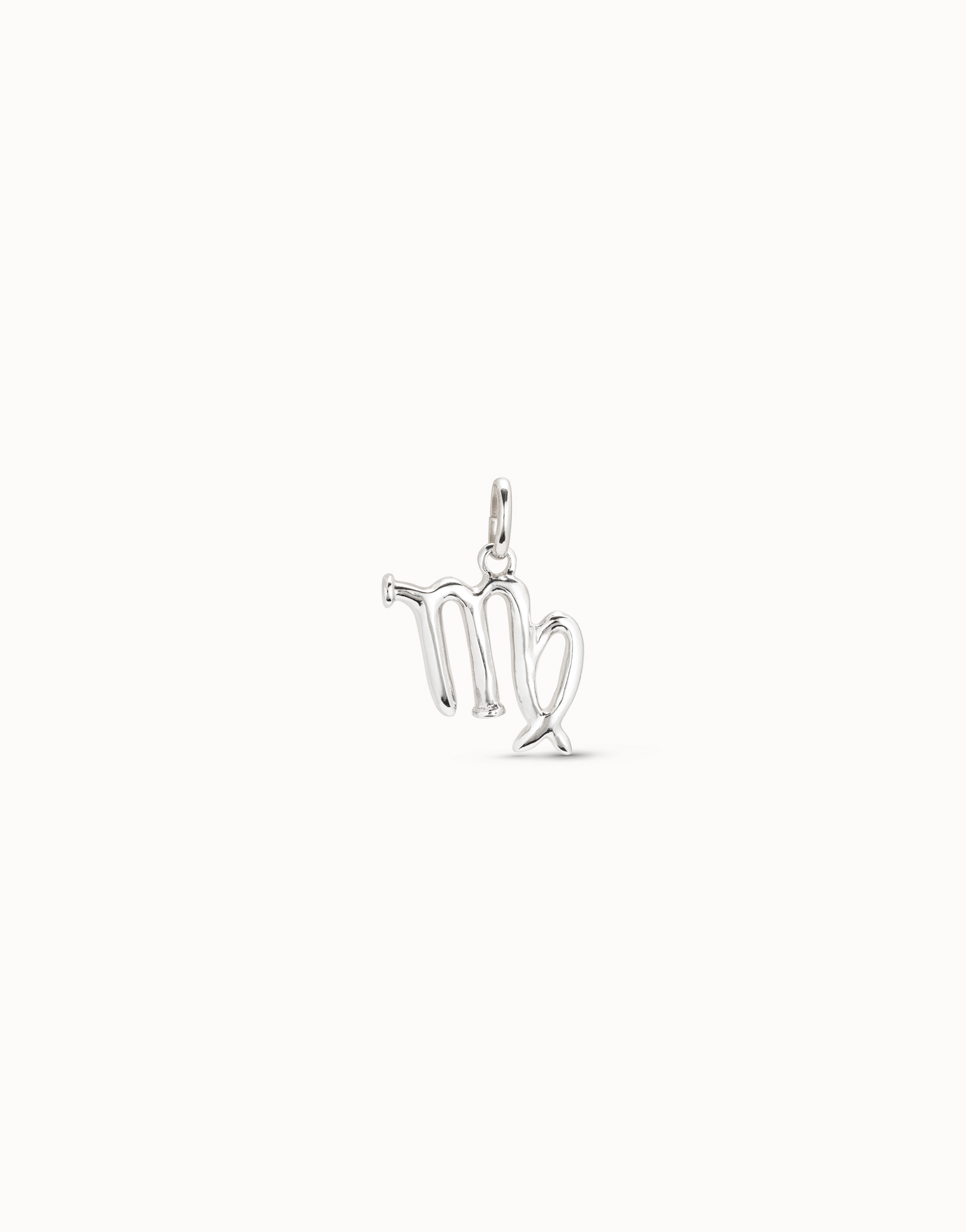 Virgo shaped charm, Silver, large thumbnail