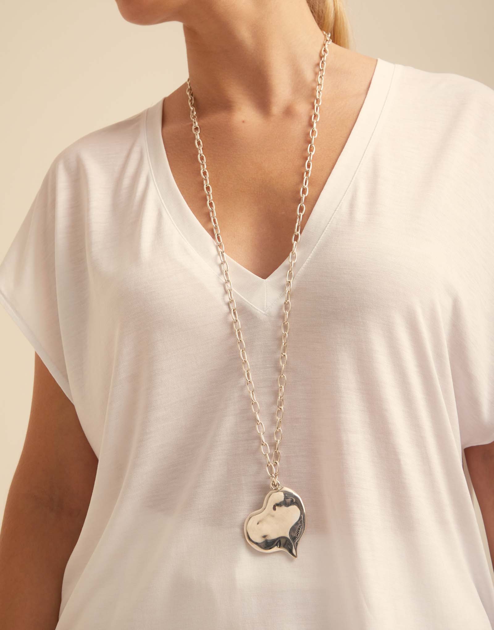 Necklace immensity, Silver, large thumbnail