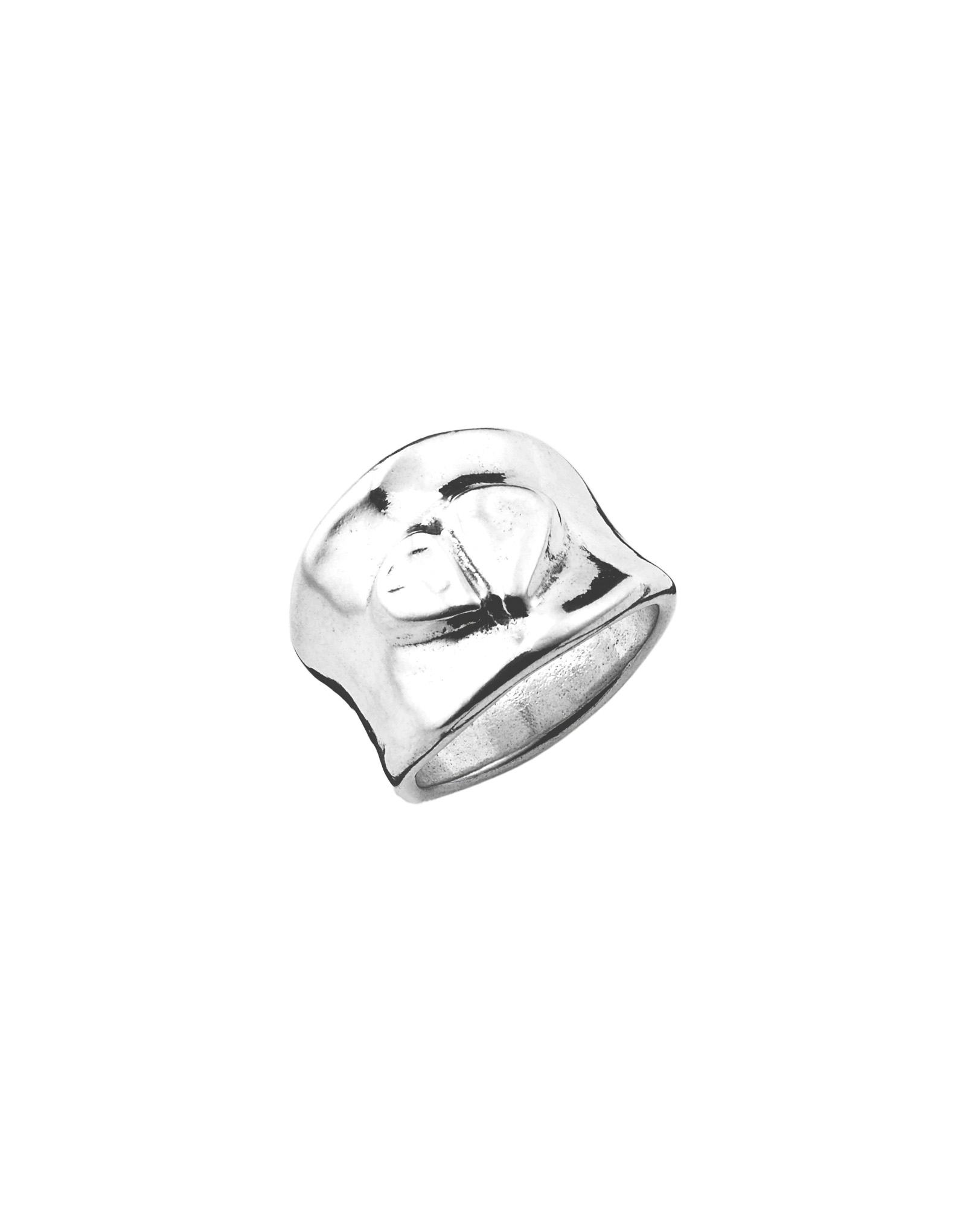 MEDIA NARANJA Ring, Silver, large thumbnail