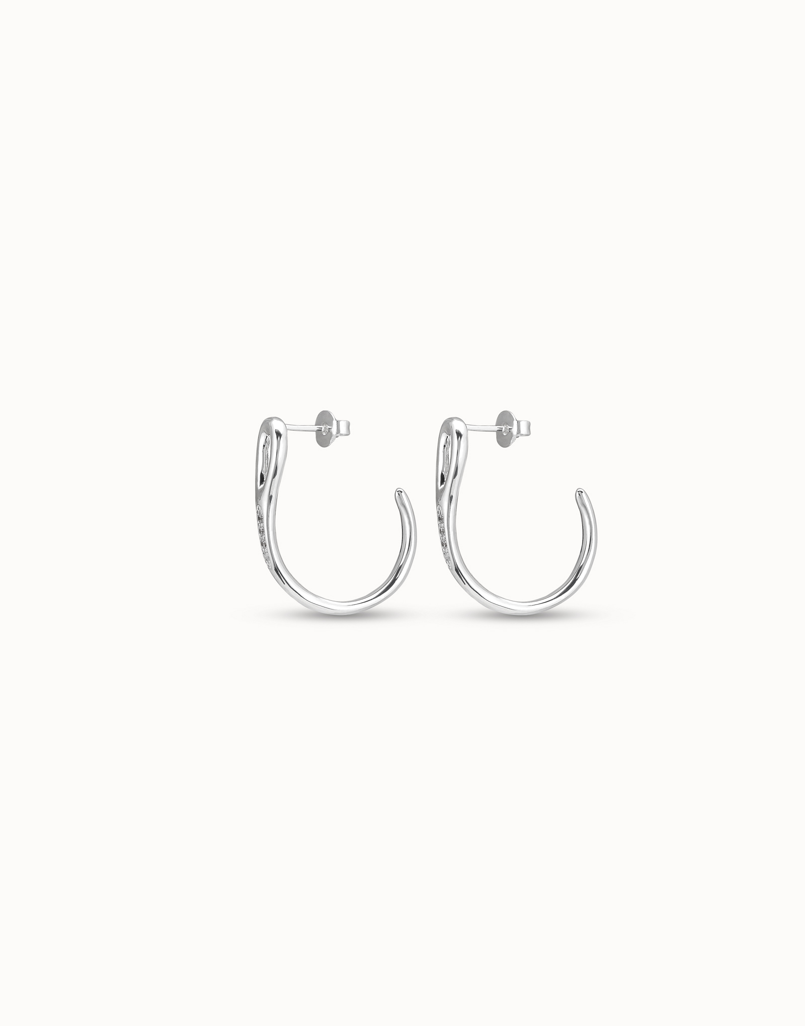 EarRing Silver Needle, Silver, large thumbnail