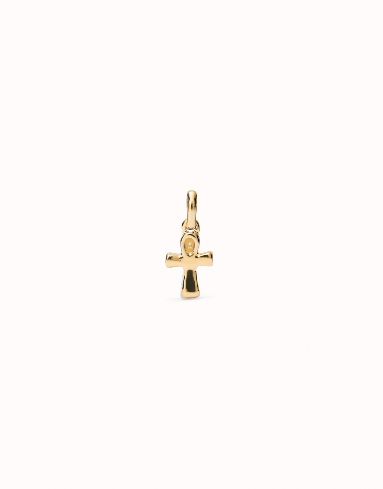 Cross-shaped charm, Golden, large thumbnail