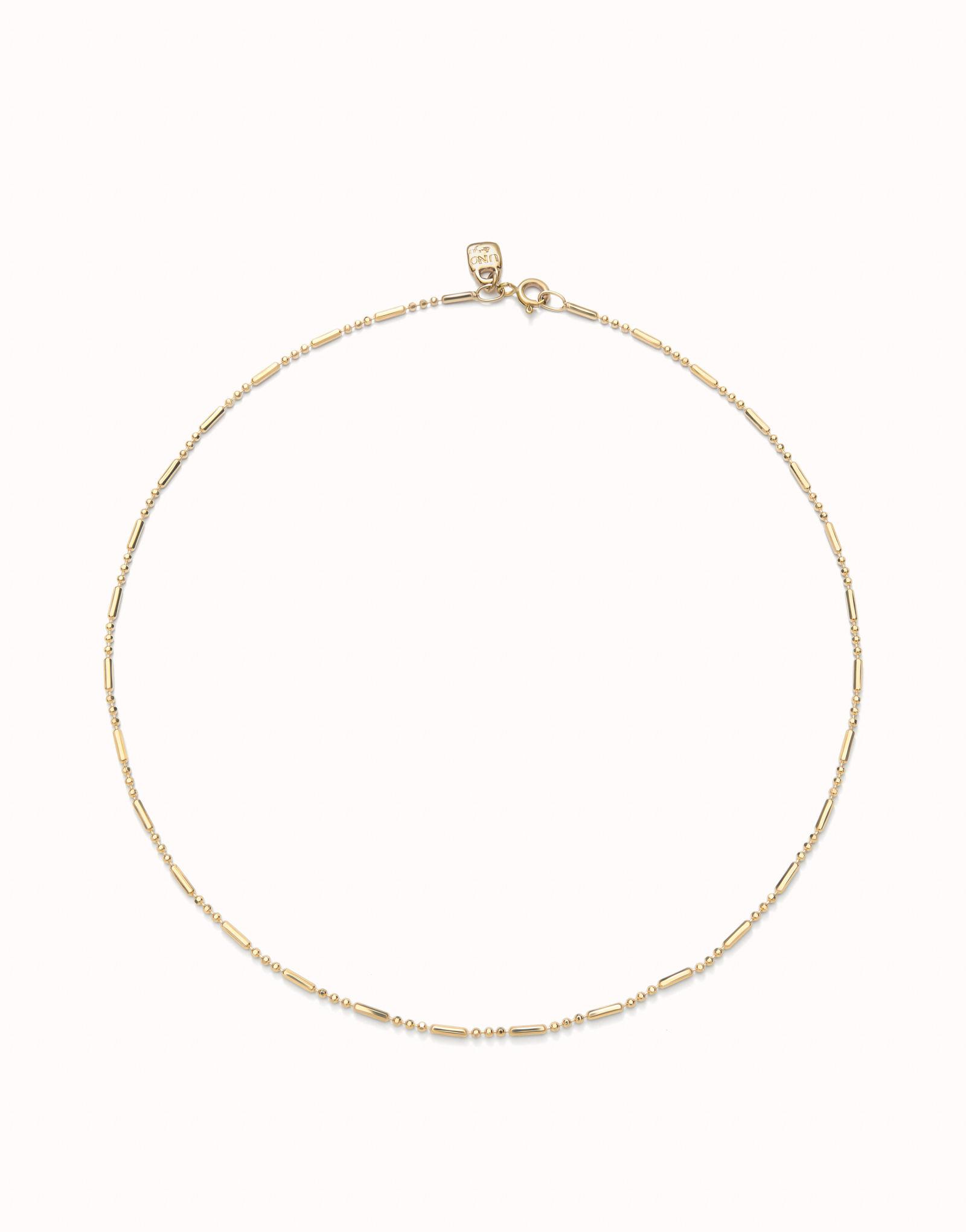 Chain charm necklace, Golden, large thumbnail
