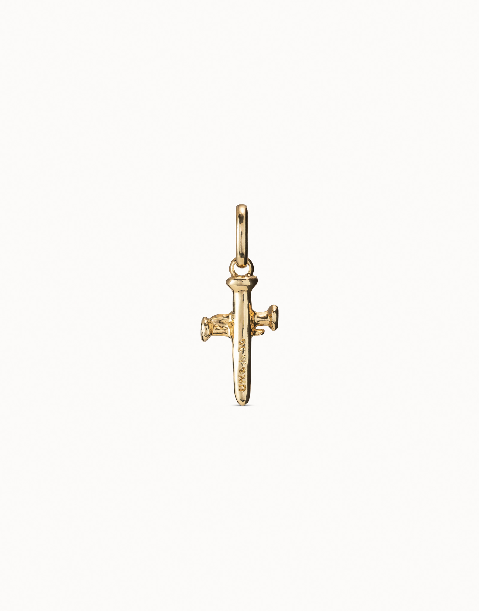 Medium sized cross Charm, Golden, large thumbnail