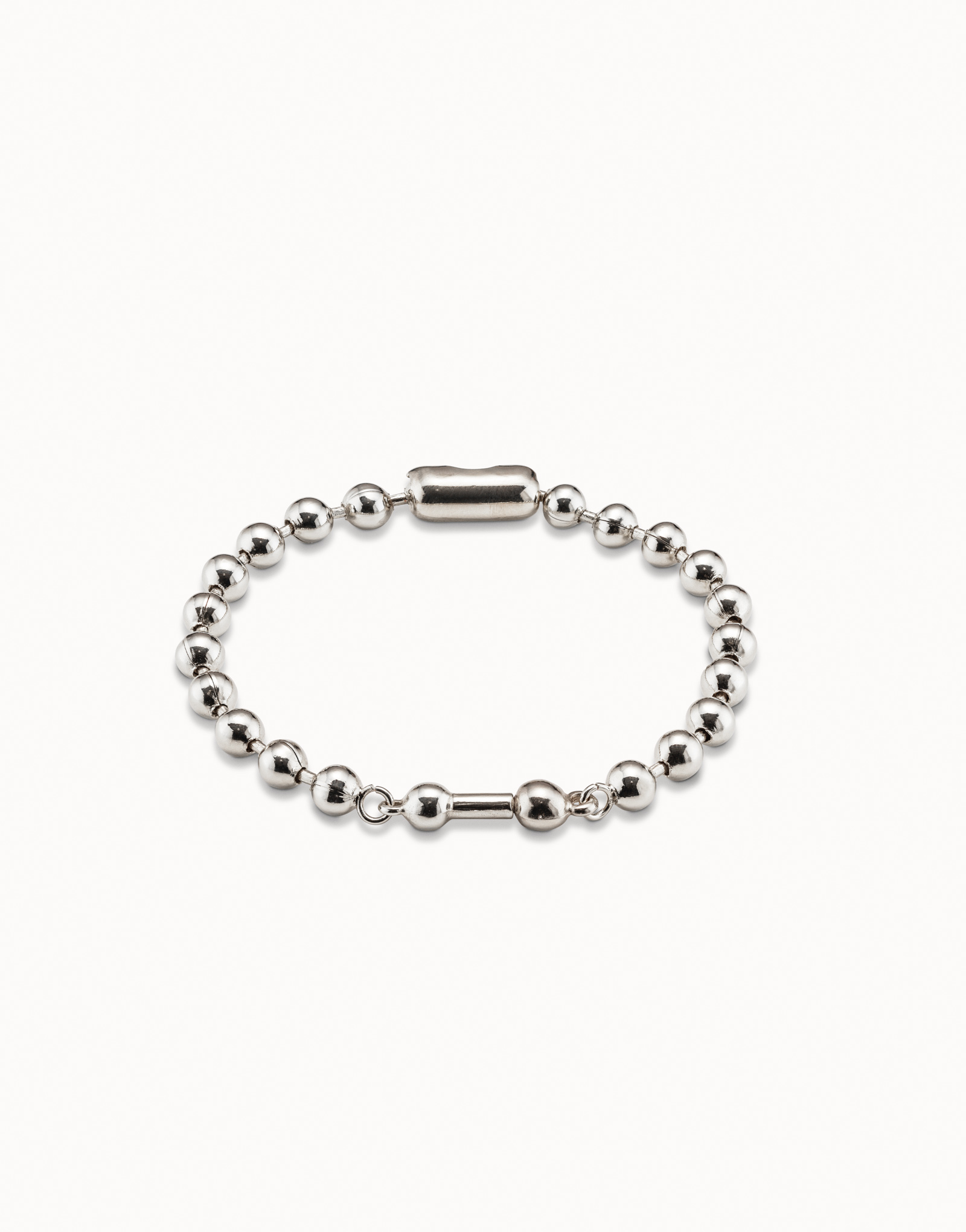 Beaded charm bracelet, Silver, large thumbnail