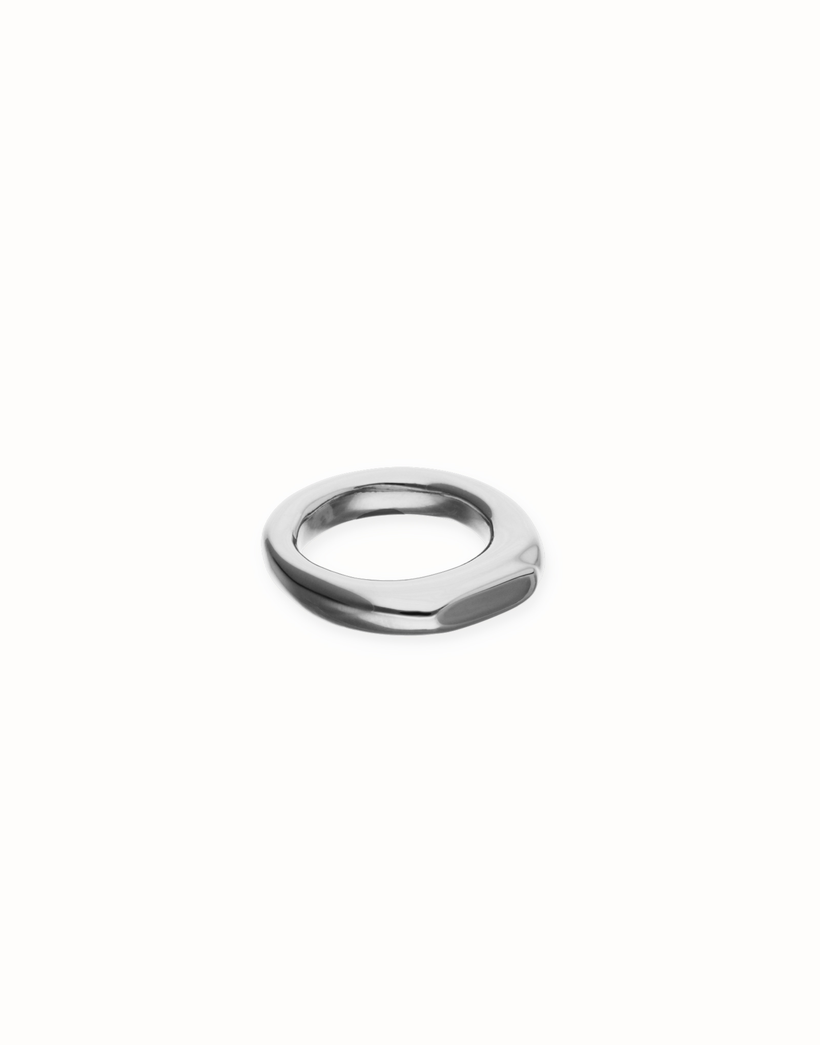 Geometric Ring, Silver, large thumbnail