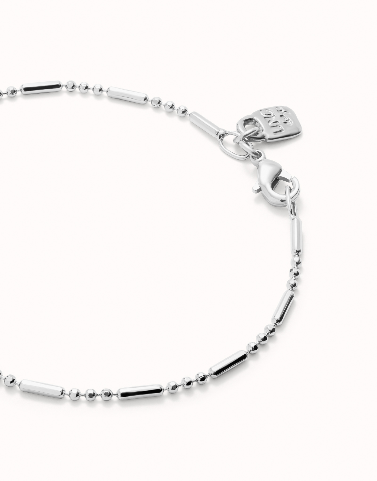 Charm chain bracelet, Silver, large thumbnail