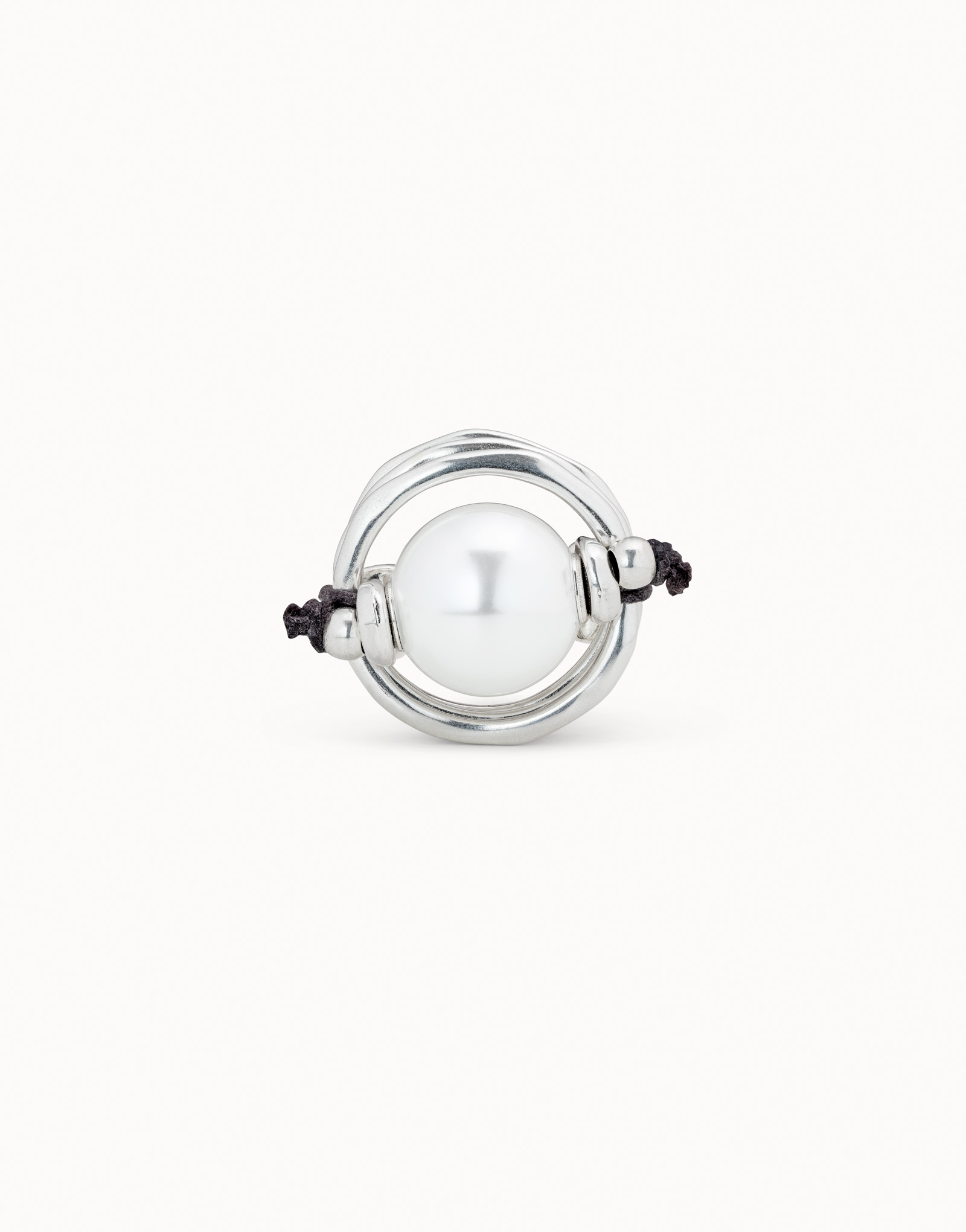 Pearl ring, Silver, large thumbnail