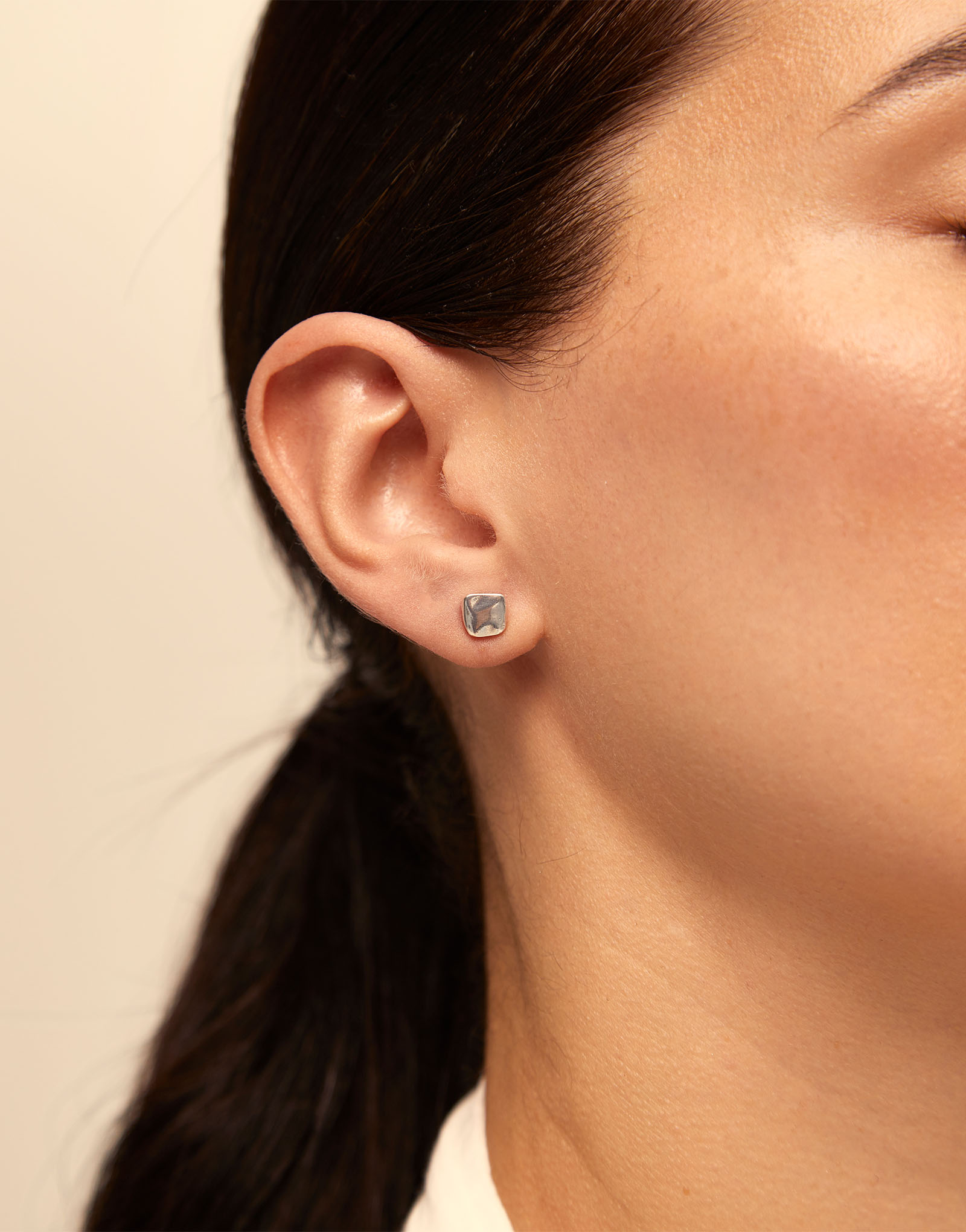 EarRing B12, Silver, large thumbnail