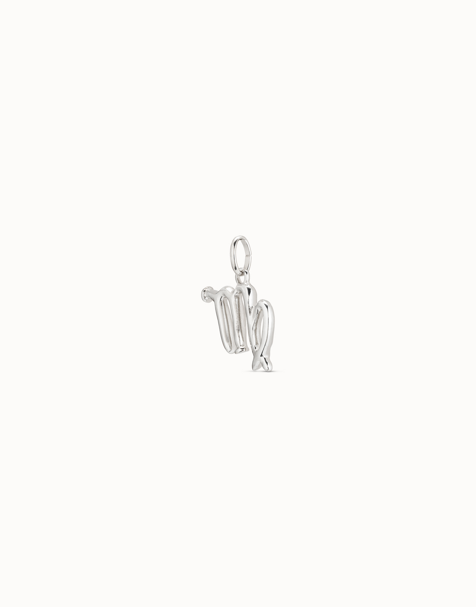 Virgo shaped charm, Silver, large thumbnail