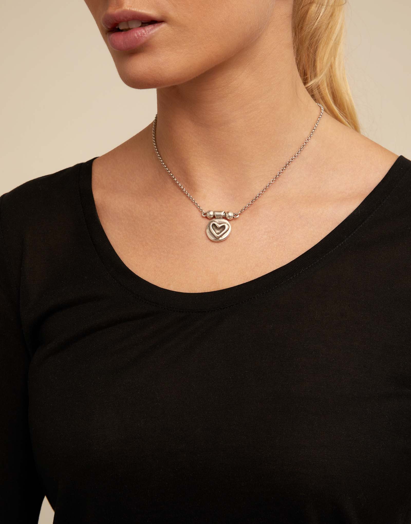 Necklace Escoge1, Silver, large thumbnail