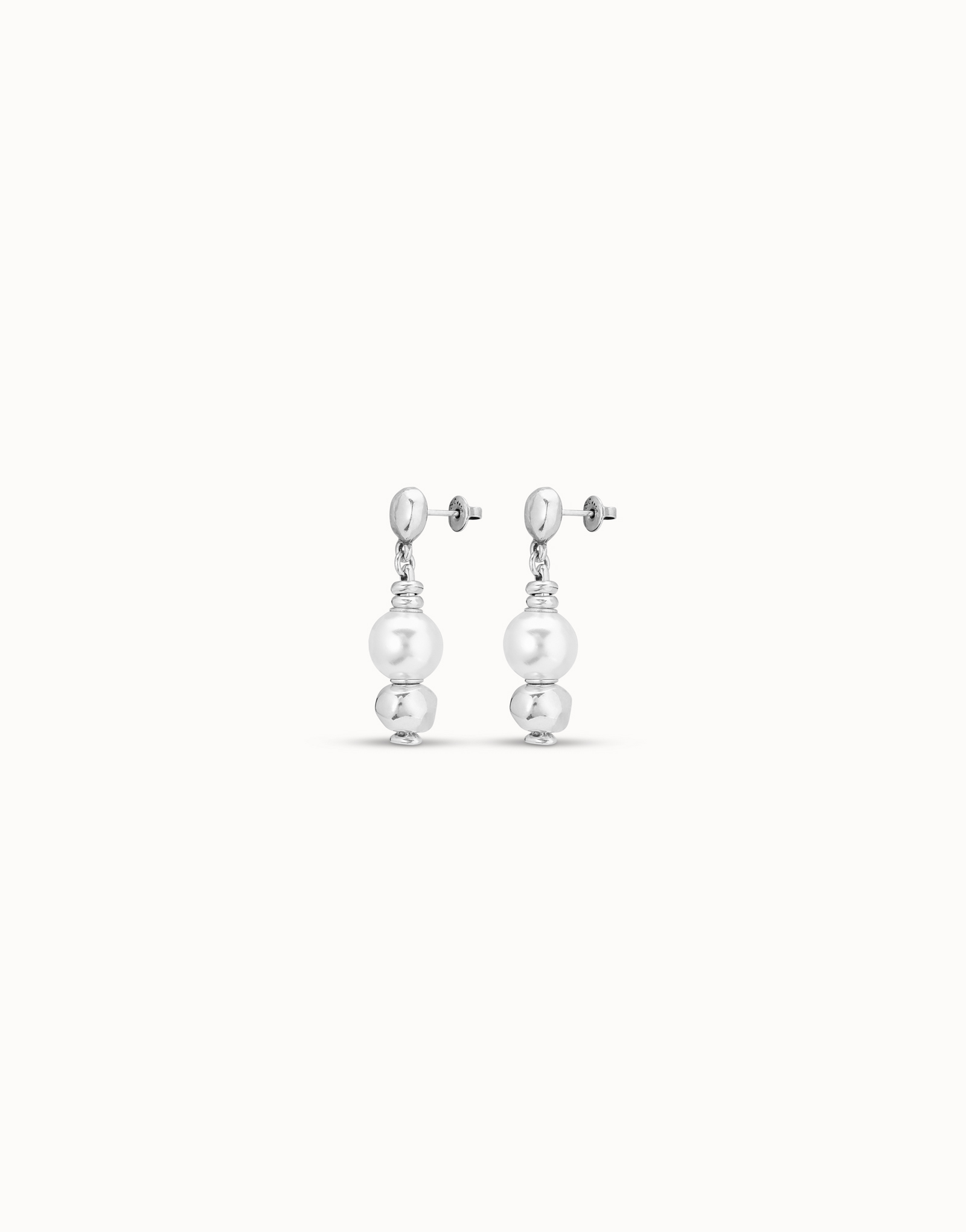 Boucles d'oreilles Moody, Argent, large thumbnail