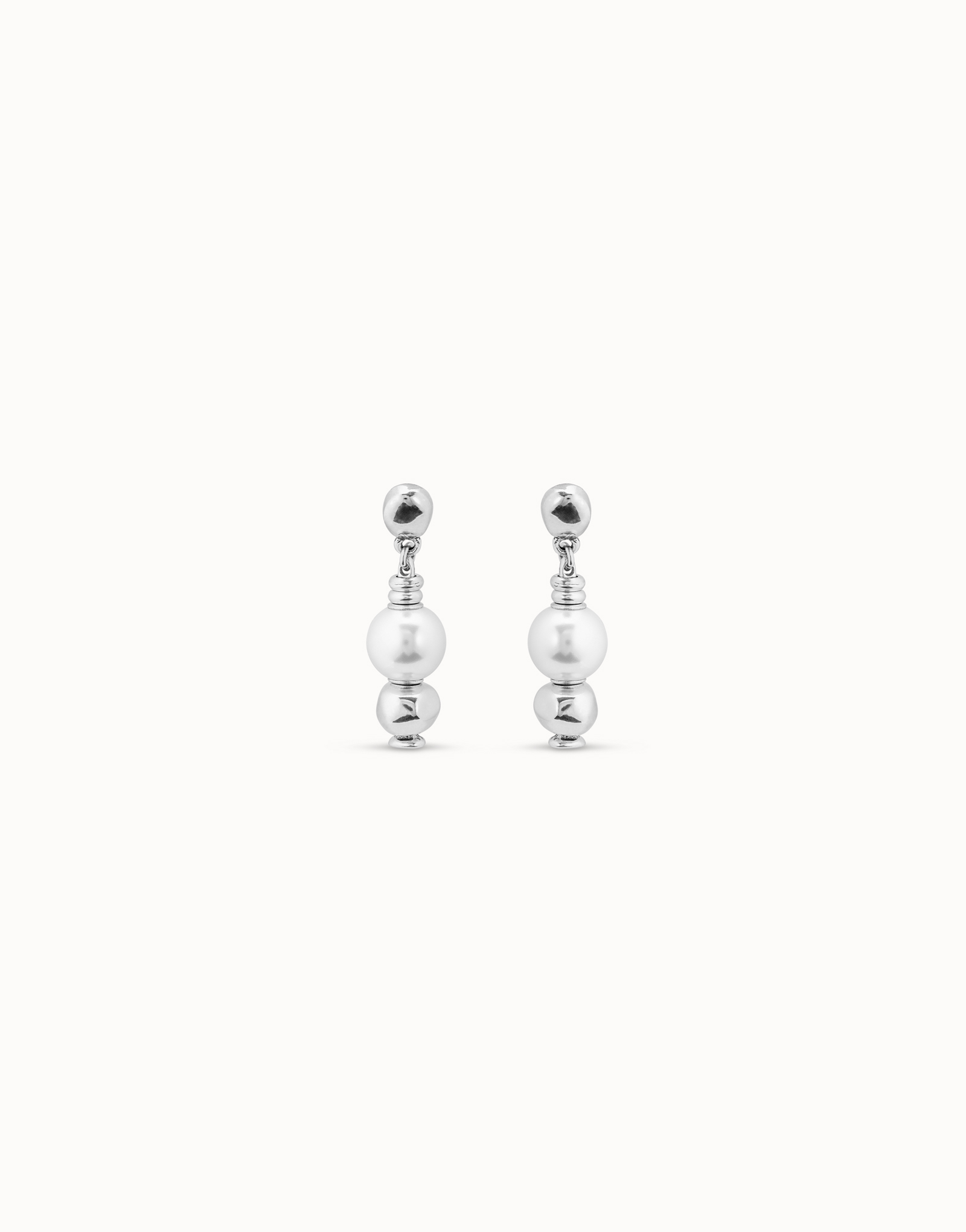 Boucles d'oreilles Moody, Argent, large thumbnail