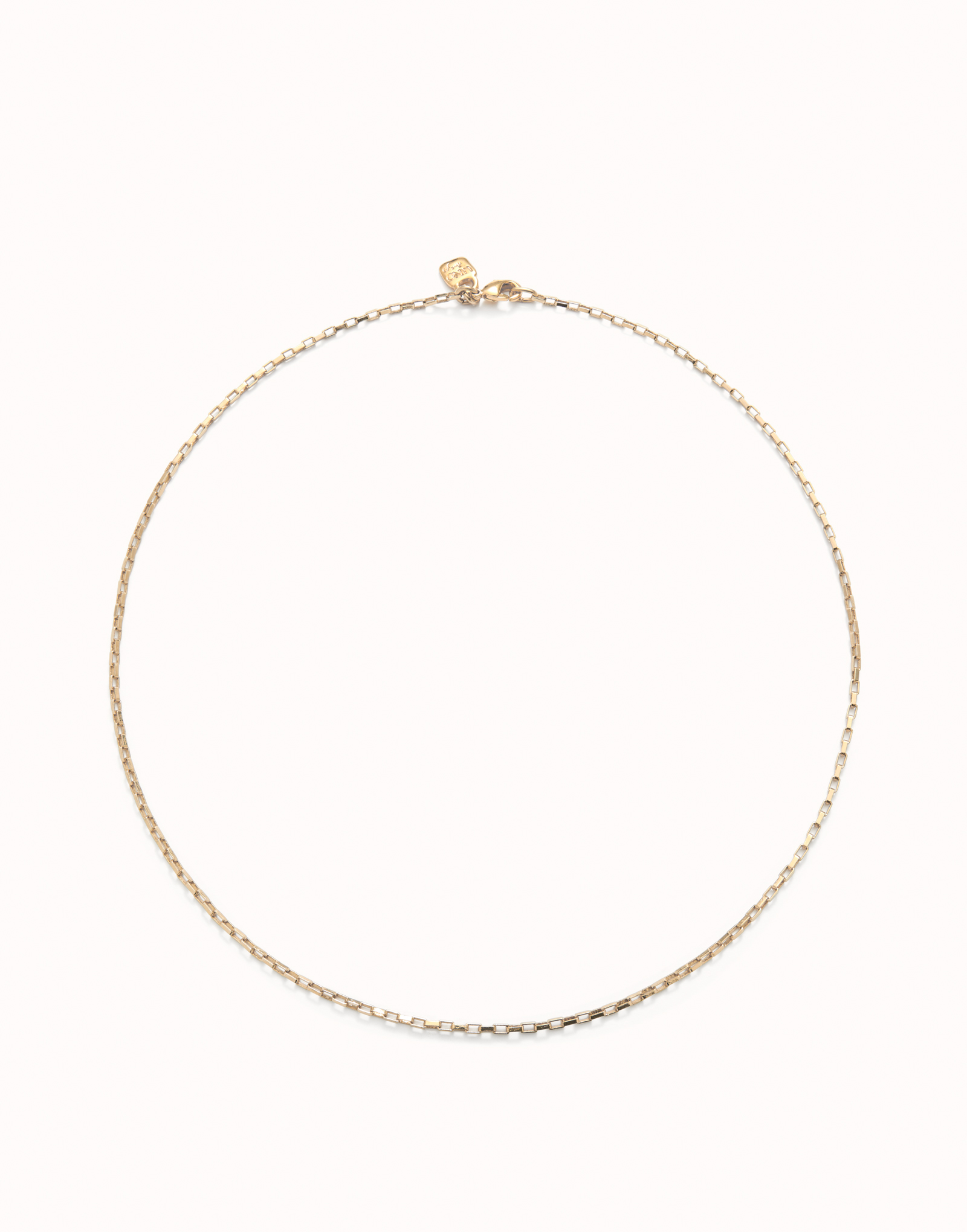 Short link chain charm necklace, Golden, large thumbnail