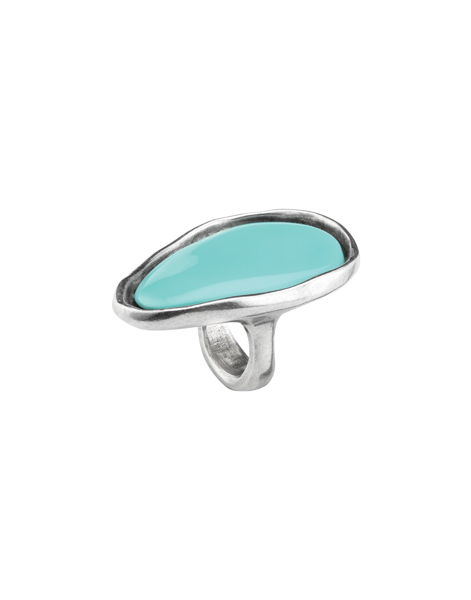 SURFBOARD Ring, Silver, large thumbnail