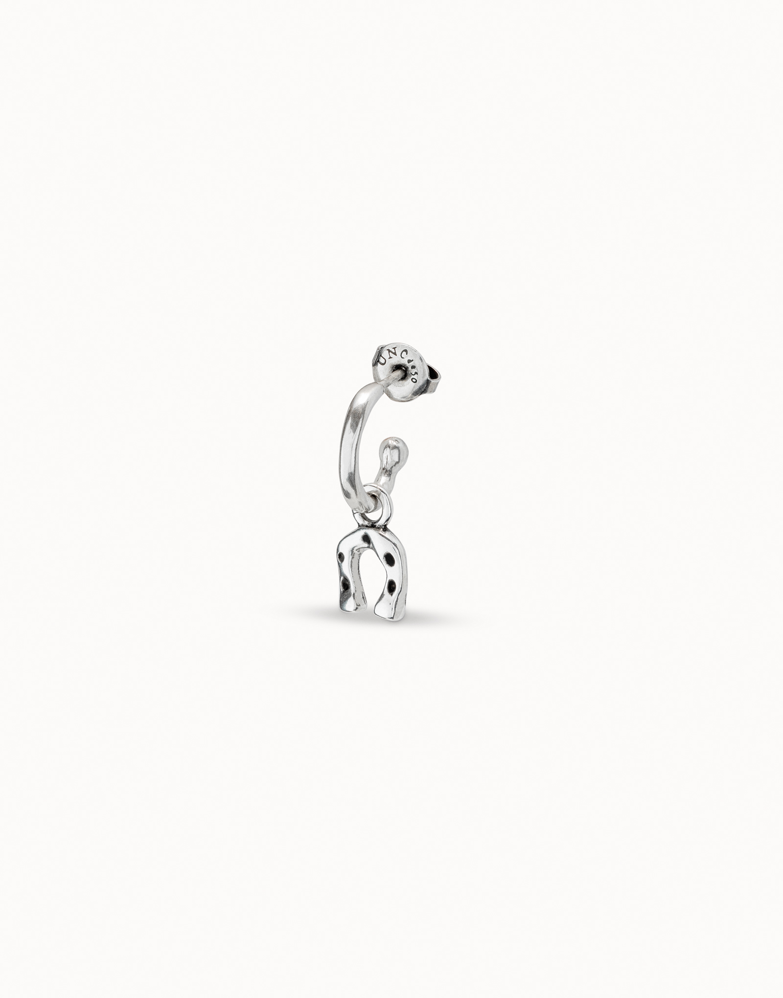 Piercing plaqué argent en forme d’anneau, Argent, large thumbnail