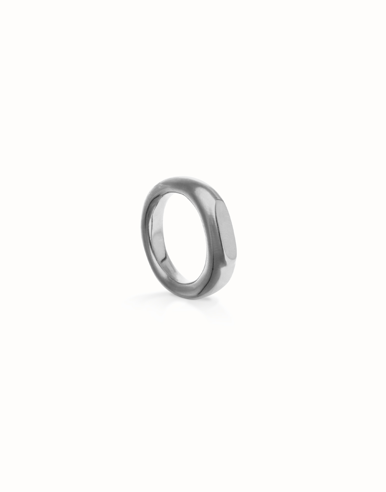 Geometric Ring, Silver, large thumbnail