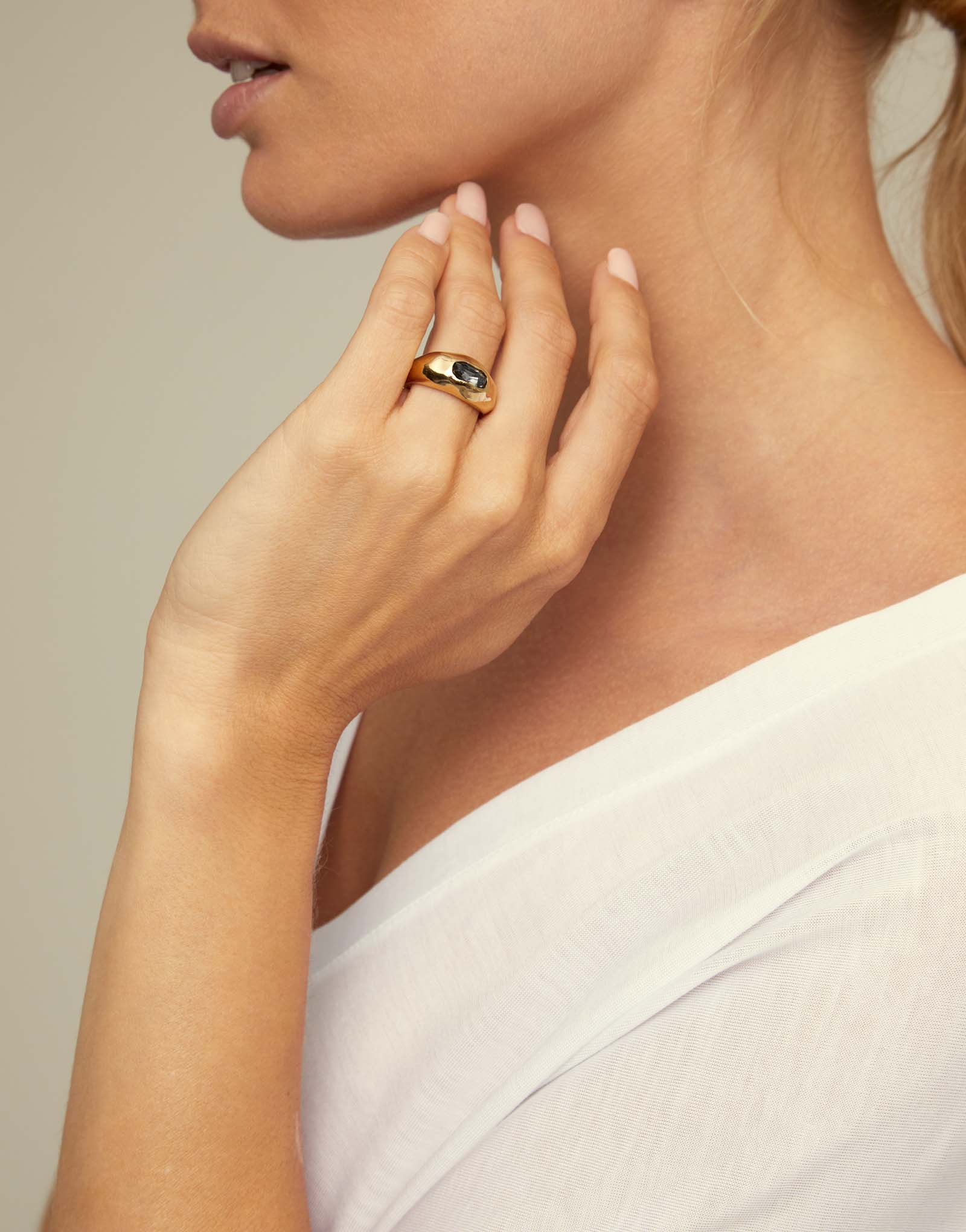 Ring shineOnMe, Golden, large thumbnail