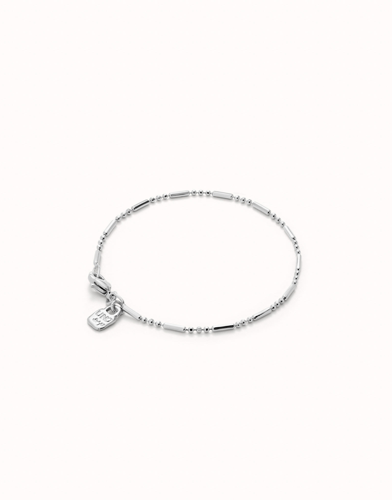 Charm chain bracelet, Silver, large thumbnail