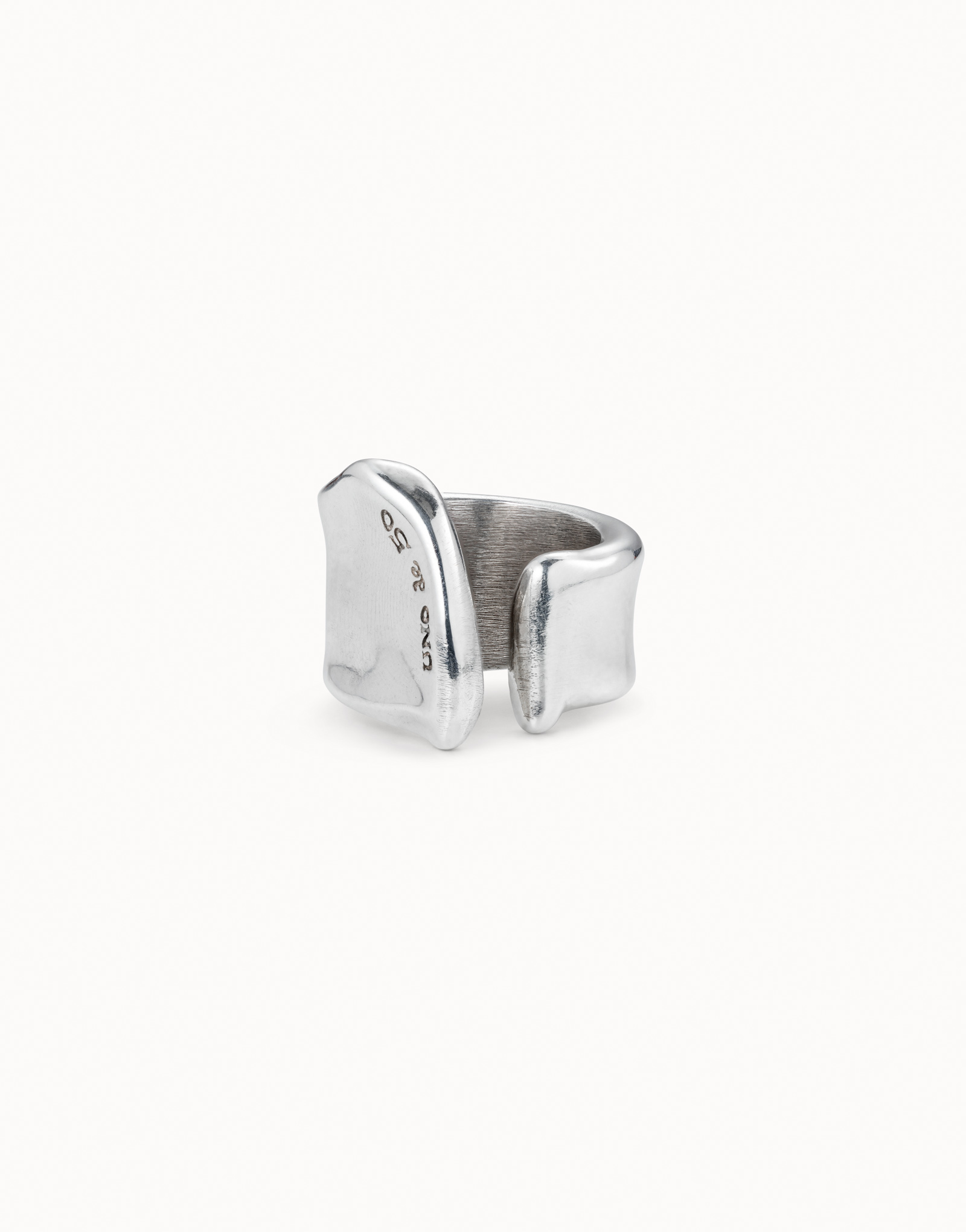 Large open ring, Silver, large thumbnail
