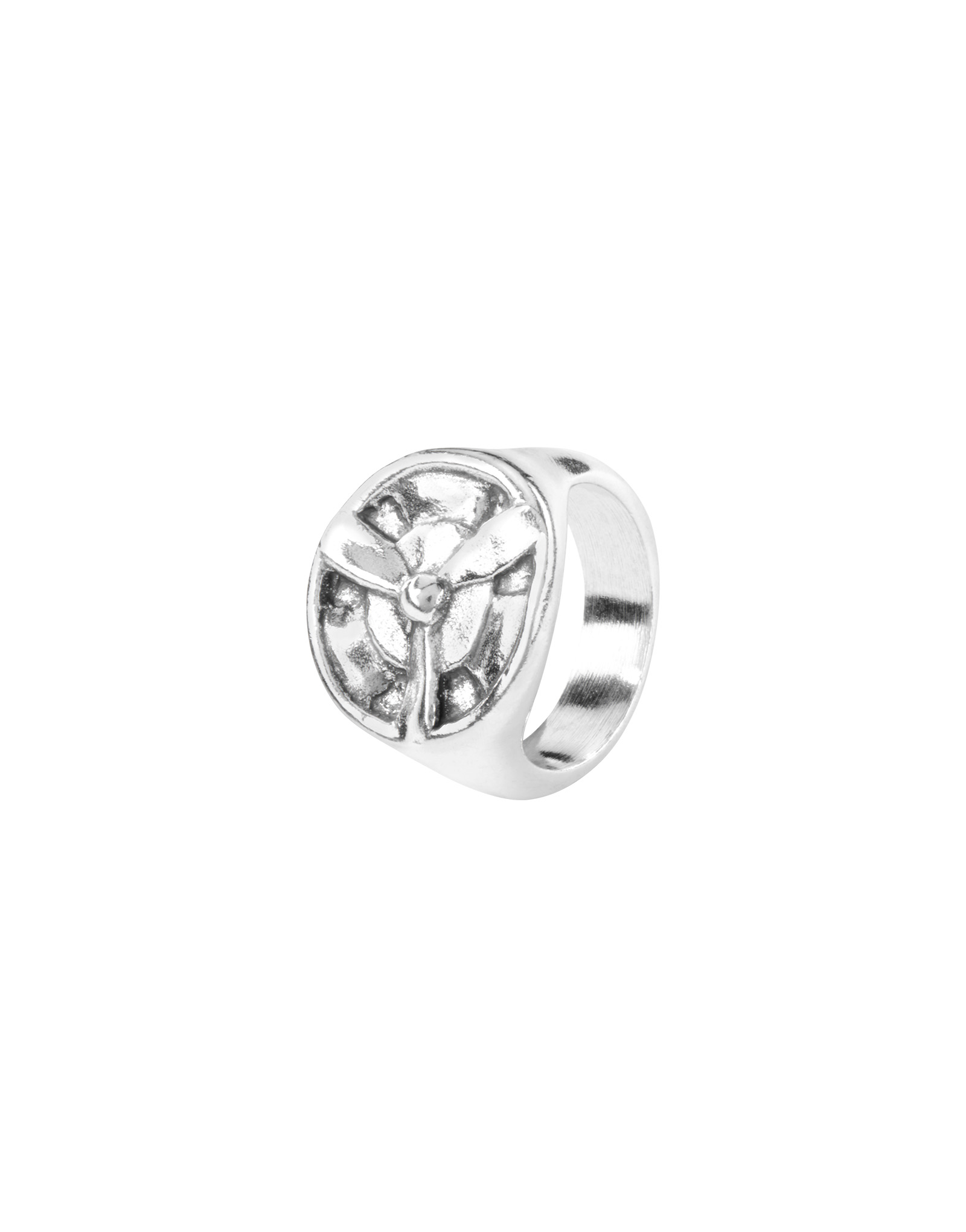 Under the radar Ring, Silver, large thumbnail